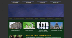 Desktop Screenshot of msclawfirm.com